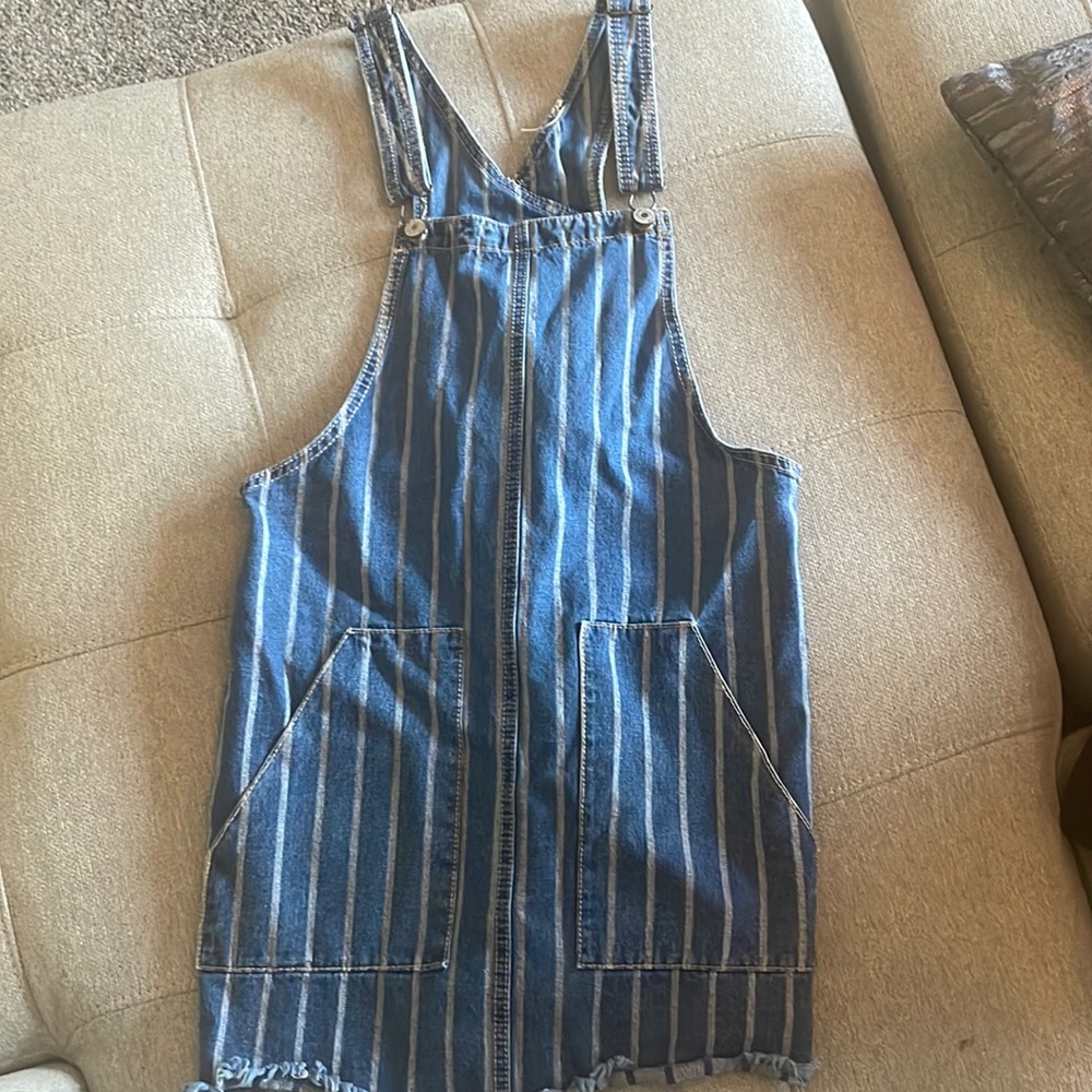 Sky and Sparrow Overall Dress